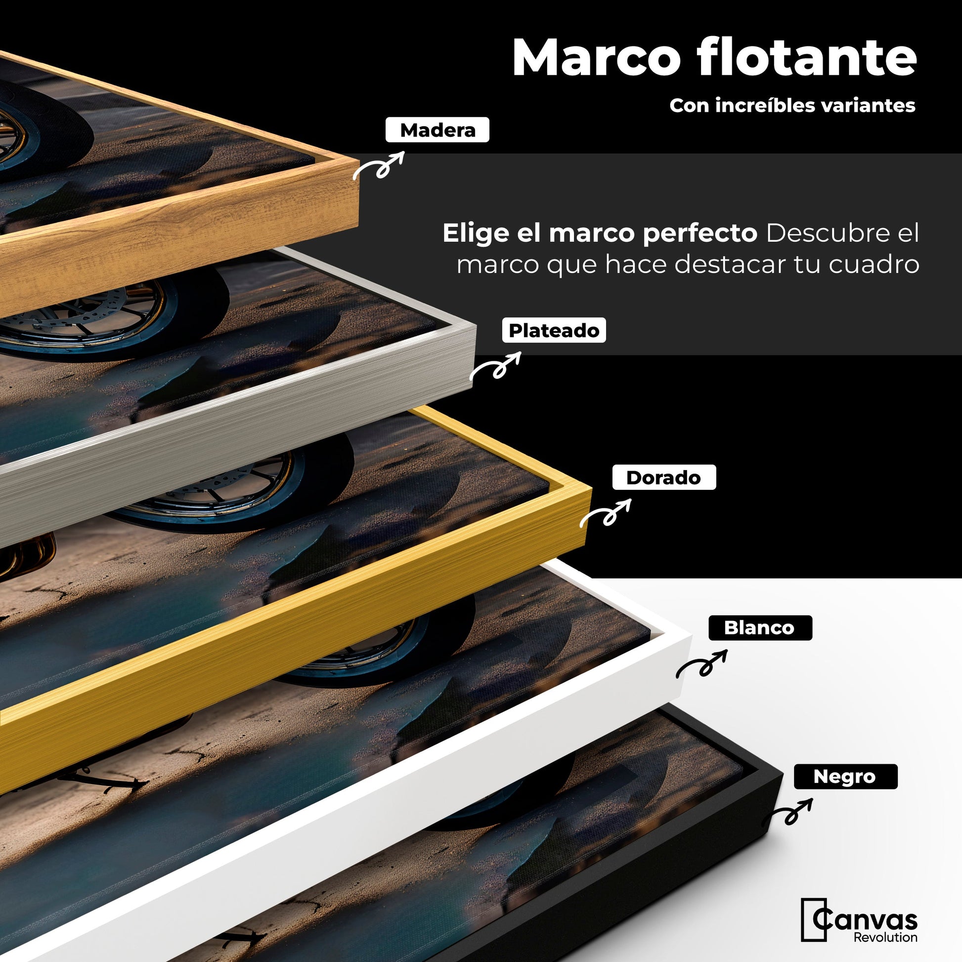 Cuadros Decorativos Canvas Revolution | Elegancia Cromatica | ColoresMarco
