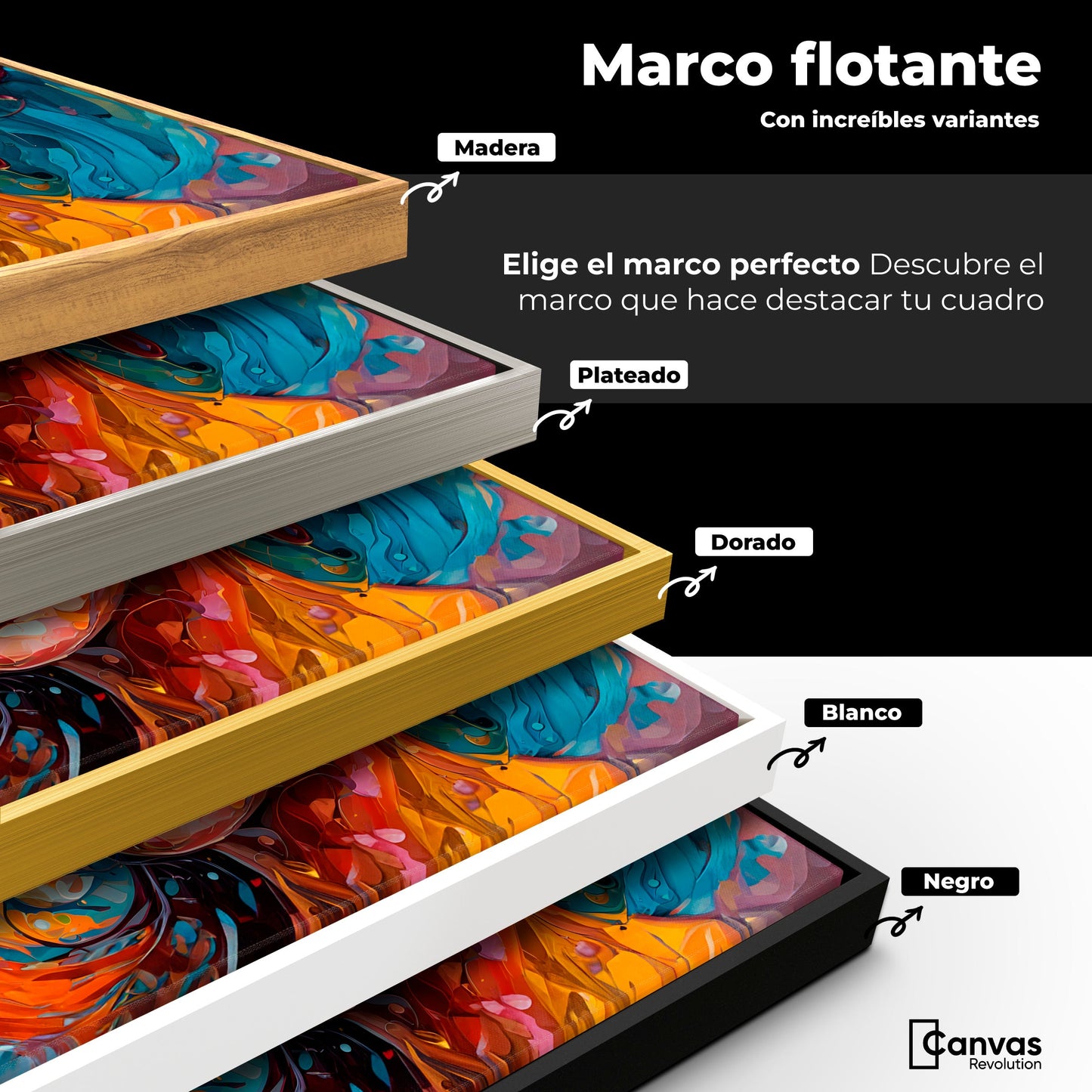 Cuadros Decorativos Canvas Revolution | Elixir Entre Vinas | ColoresMarco