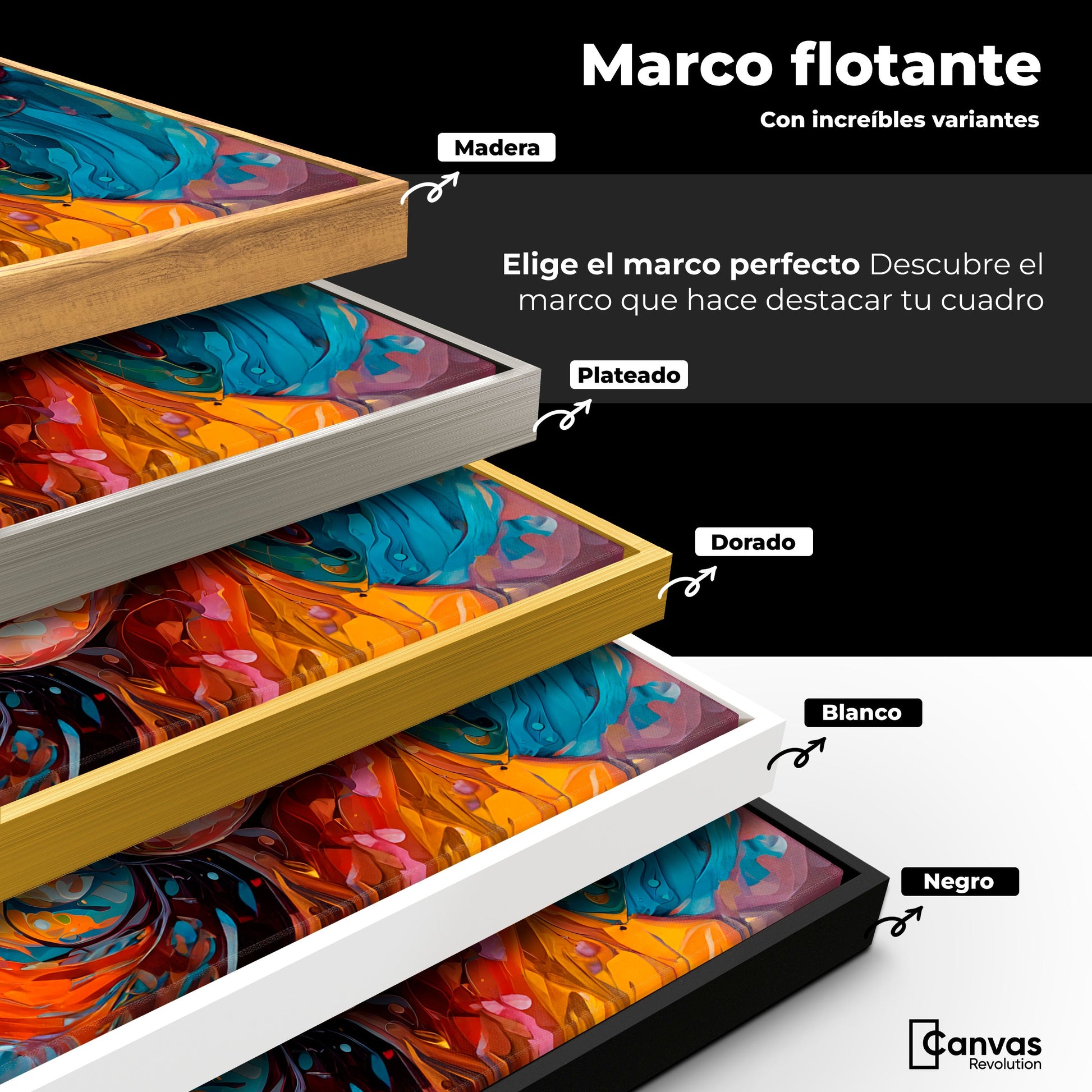 Cuadros Decorativos Canvas Revolution | Elixir Entre Vinas | ColoresMarco