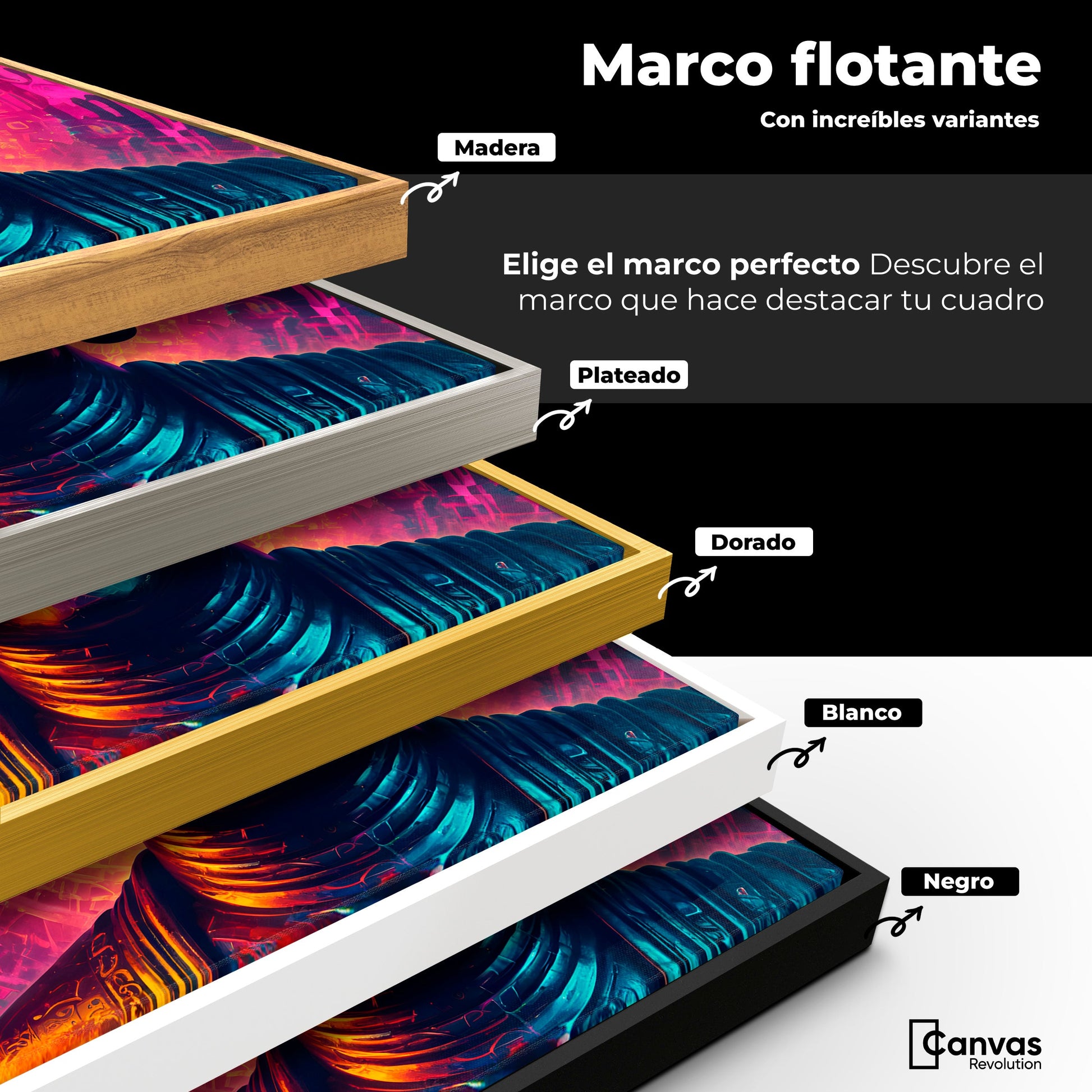 Cuadros Decorativos Canvas Revolution | Equilibrio Interior | ColoresMarco