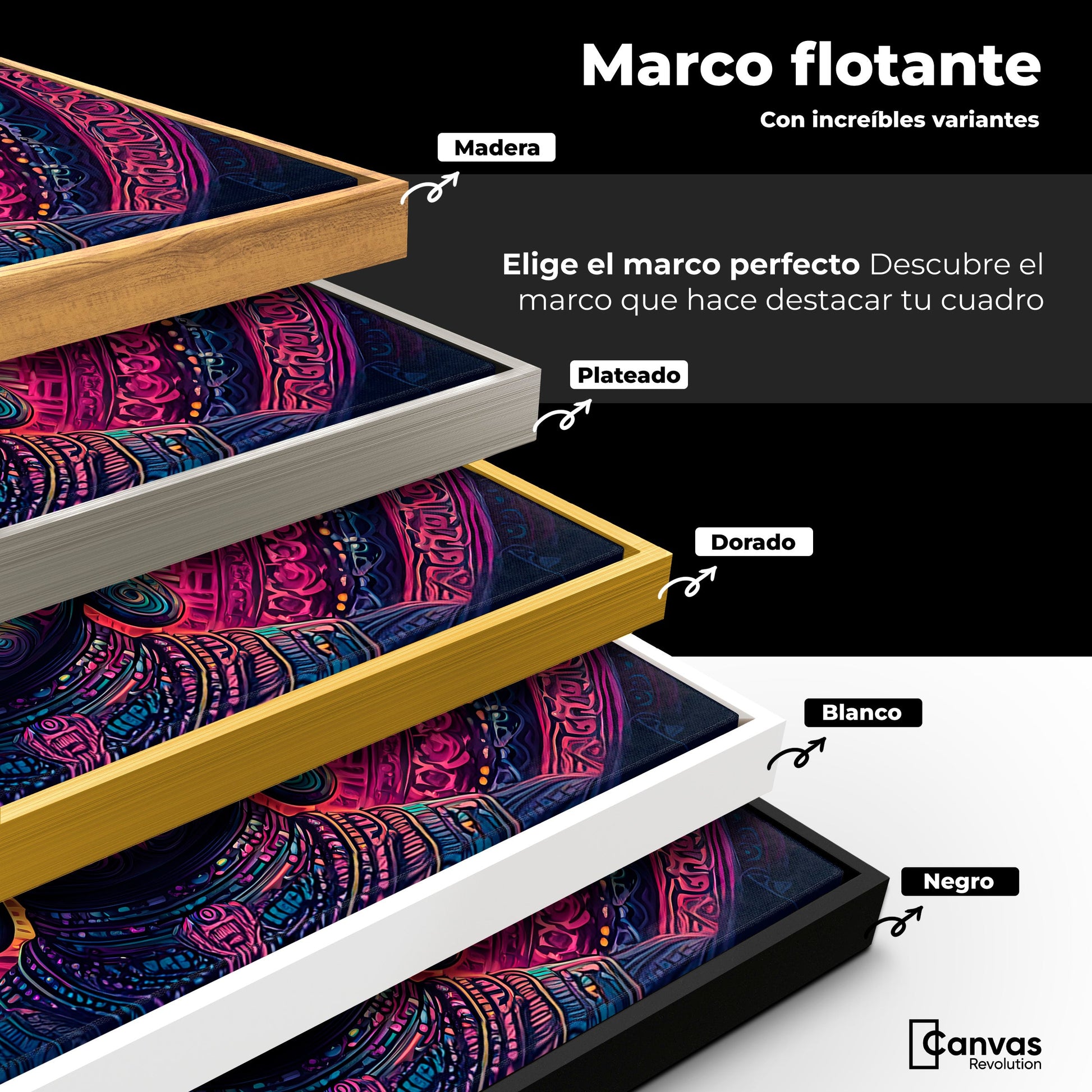 Cuadros Decorativos Canvas Revolution | Iluminacion Mistica | ColoresMarco