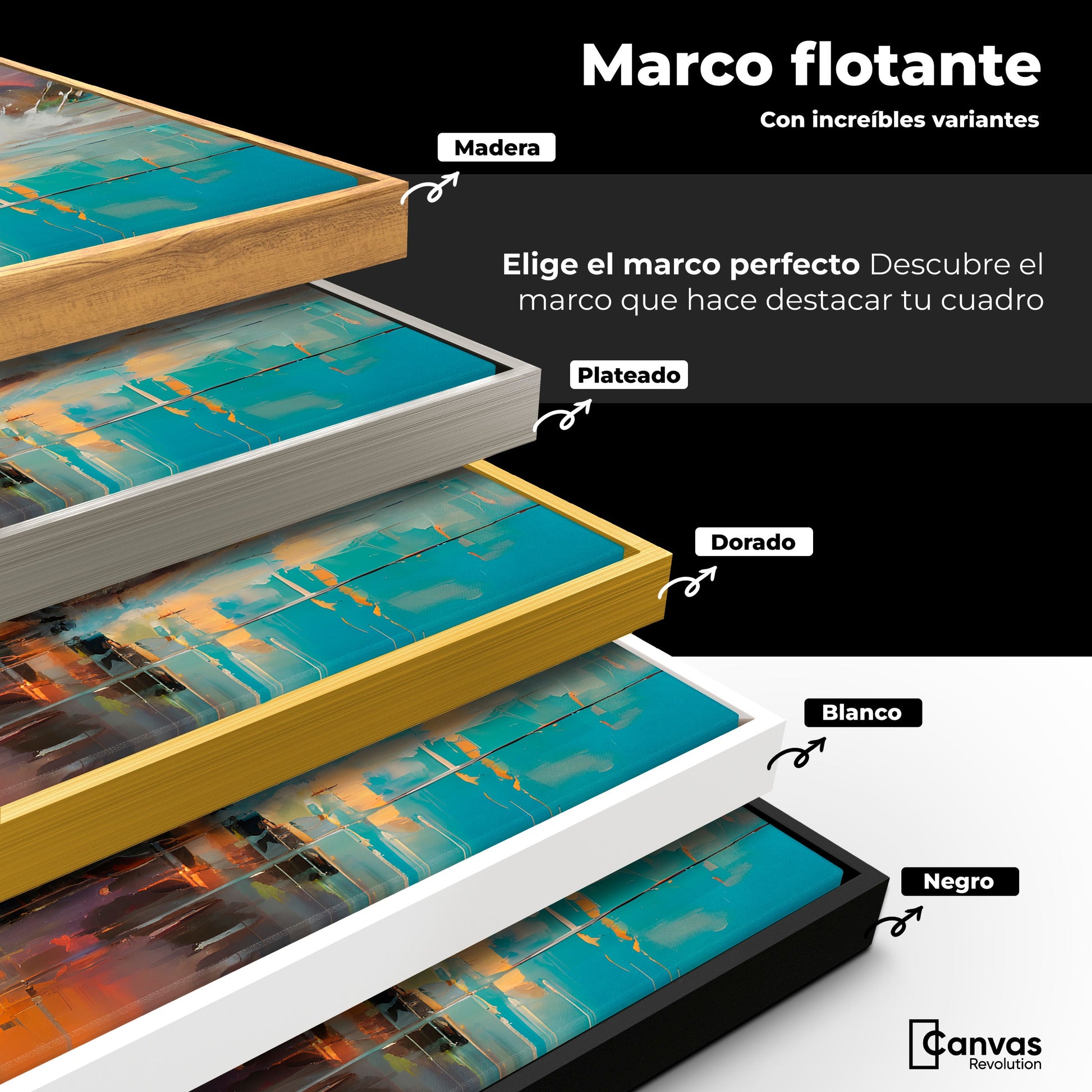 Cuadros Decorativos Canvas Revolution | Jet Pista Aerea | ColoresMarco