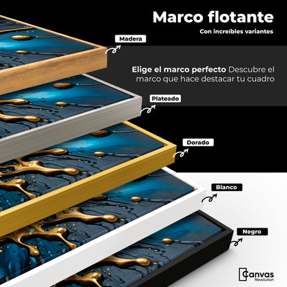 Cuadros Decorativos Canvas Revolution | Joya Azul Zafiro | ColoresMarco