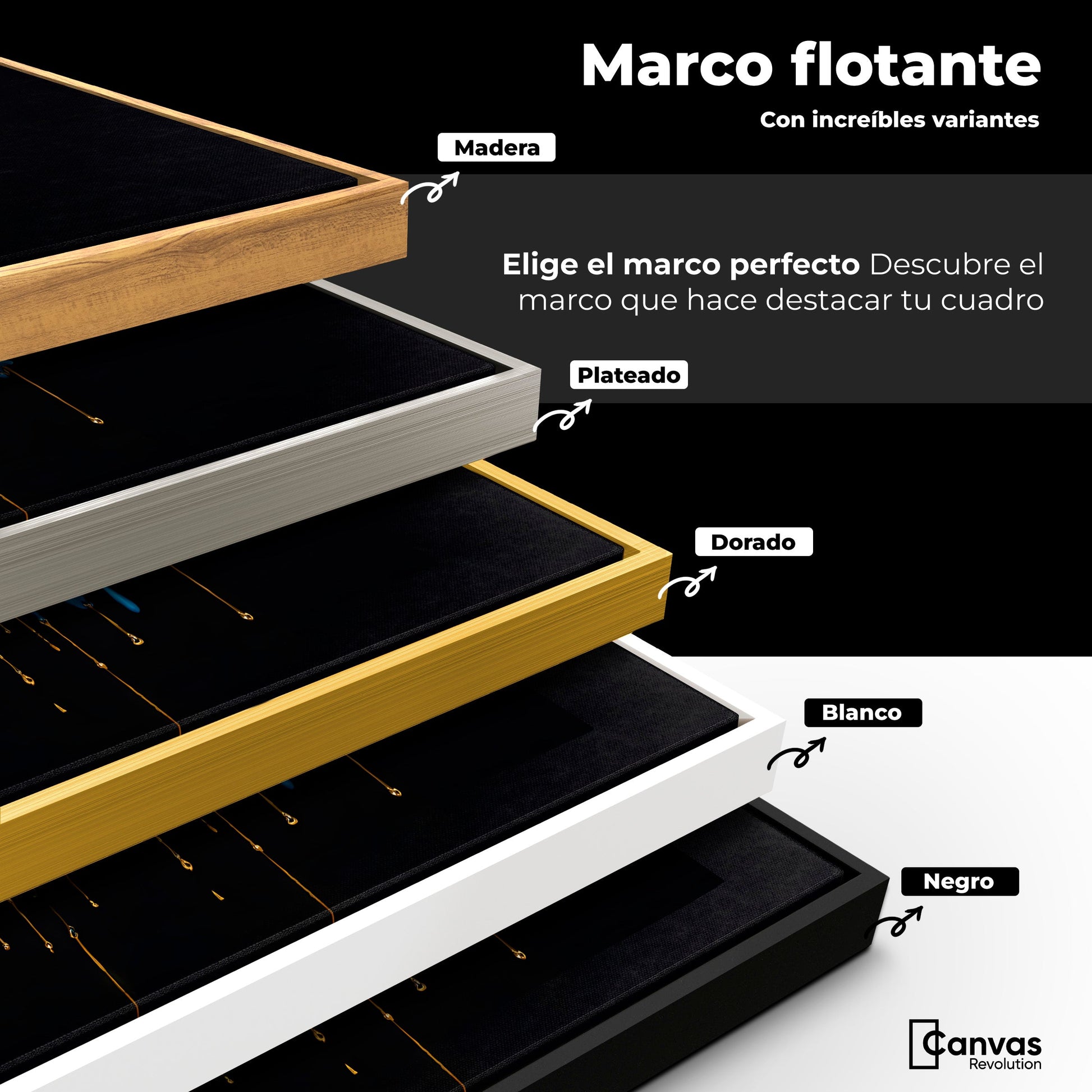 Cuadros Decorativos Canvas Revolution | Joyas Celestiales | ColoresMarco