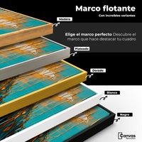 Cuadros Decorativos Canvas Revolution | Lago Dorado Y Balza | ColoresMarco