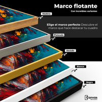 Cuadros Decorativos Canvas Revolution | Lobo Luna Llena | ColoresMarco