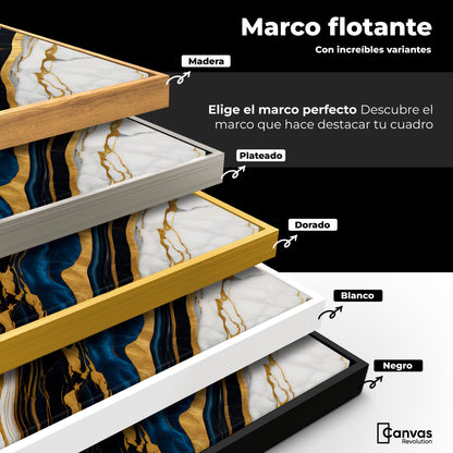 Cuadros Decorativos Canvas Revolution | Marmol Lujoso Oro | ColoresMarco