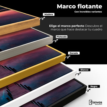 Cuadros Decorativos Canvas Revolution | Muelle Lago Estelar | ColoresMarco