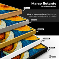 Cuadros Decorativos Canvas Revolution | Nocturno De Girasol | ColoresMarco
