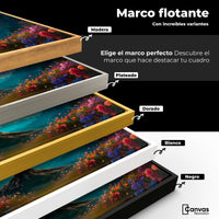 Cuadros Decorativos Canvas Revolution | Nocturno Floral | ColoresMarco