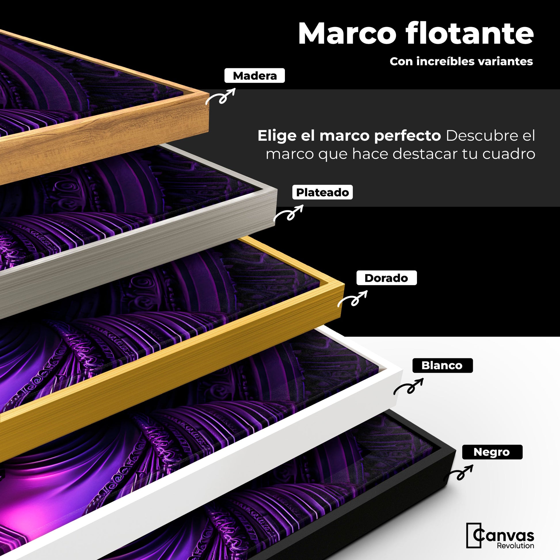 Cuadros Decorativos Canvas Revolution | Sinfonia Purpura | ColoresMarco
