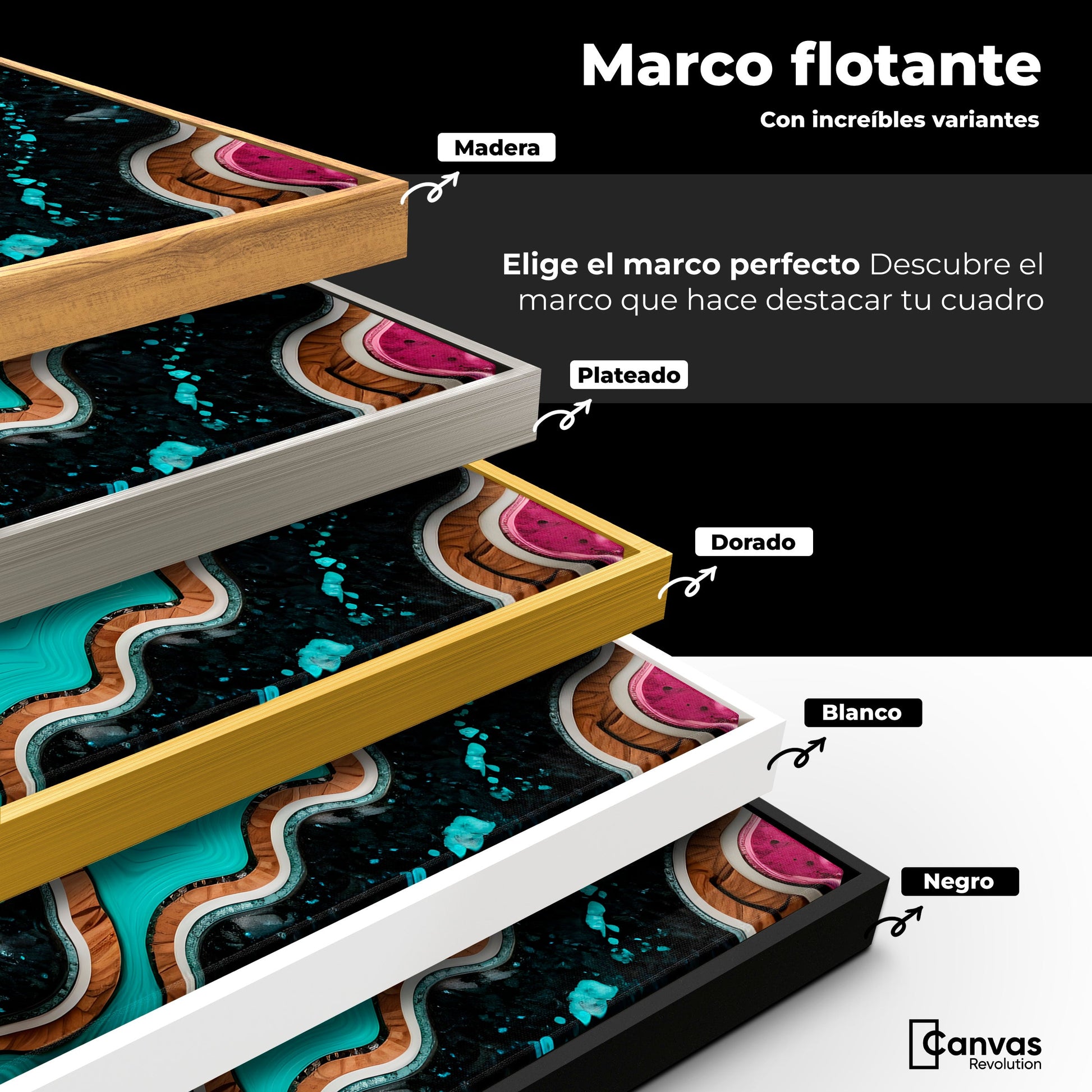 Cuadros Decorativos Canvas Revolution | Susurros Metalicos | ColoresMarco