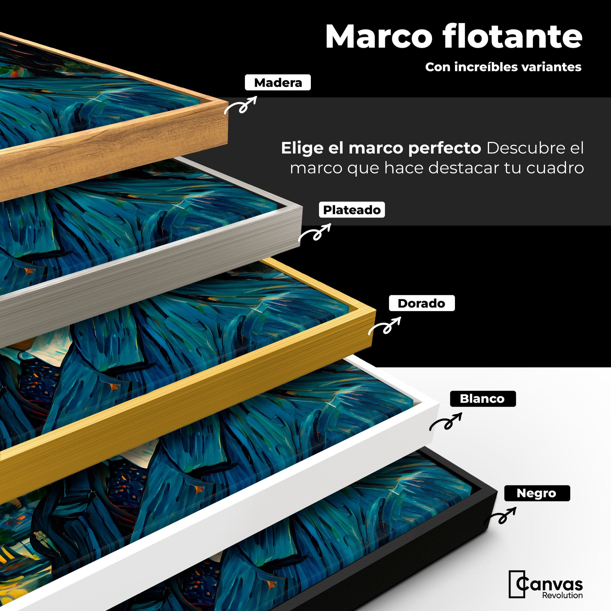 Cuadros Decorativos Canvas Revolution | Van Gogh Estrellado | ColoresMarco