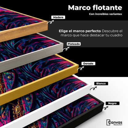 Cuadros Decorativos Canvas Revolution | Vibrante Solitario | ColoresMarco