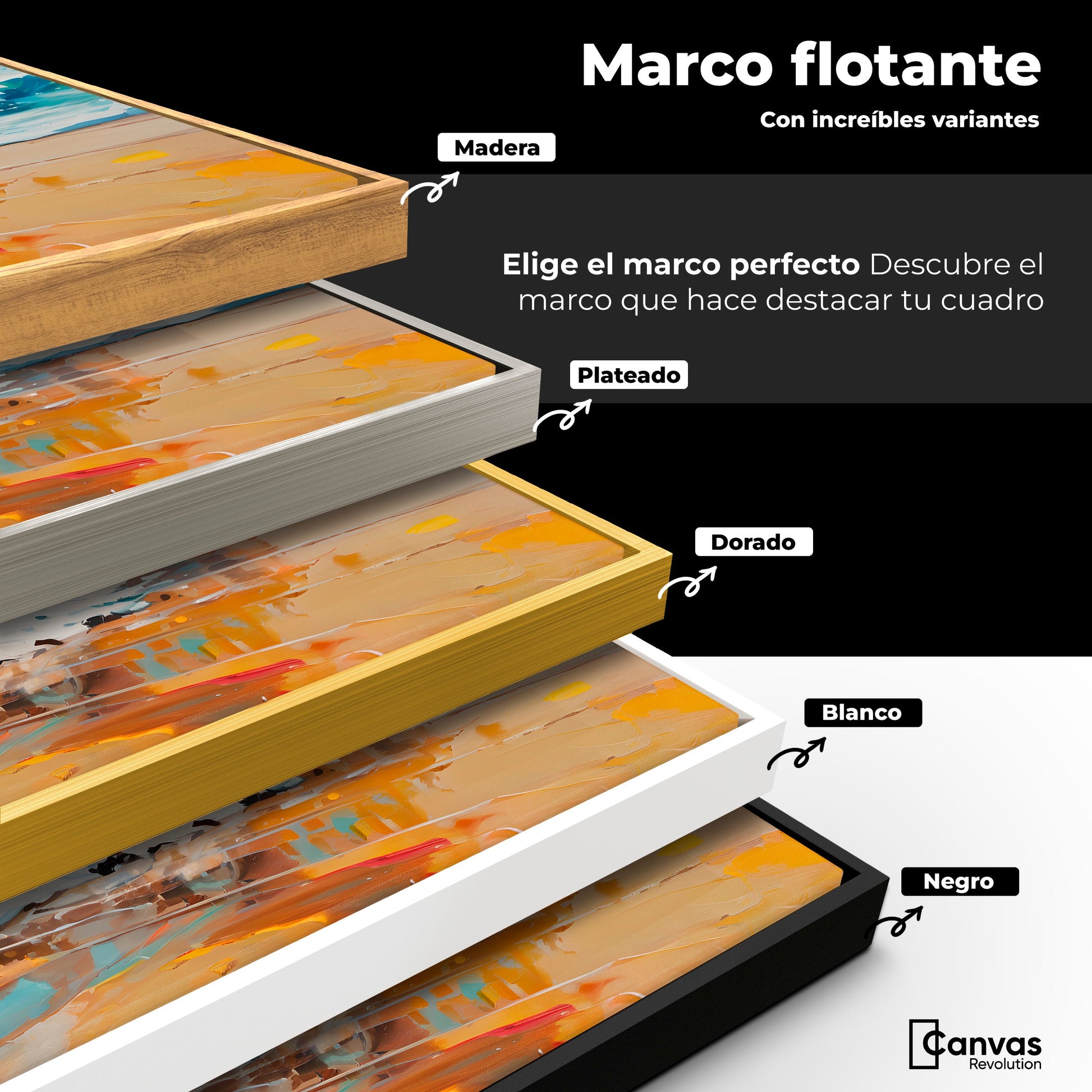 Cuadros Decorativos Canvas Revolution | Vocho Vacacional | ColoresMarco