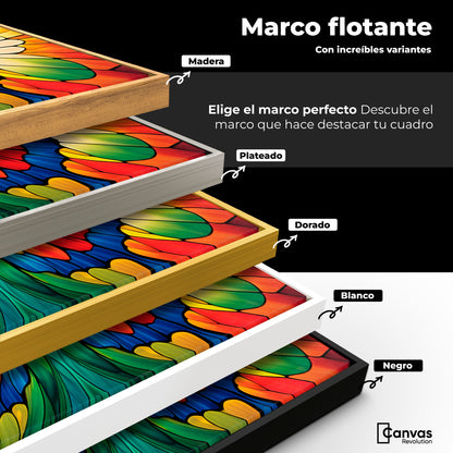 Cuadros Decorativos Canvas Revolution | Vuelo Fragmentado | ColoresMarco