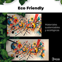 Cuadros Decorativos Canvas Revolution | Abstraccion Clasica | EcoFriendly