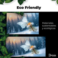 Cuadros Decorativos Canvas Revolution | Alas De Nieve | EcoFriendly
