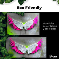 Cuadros Decorativos Canvas Revolution | Alas Vuelo Intenso | EcoFriendly