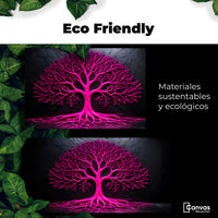 Cuadros Decorativos Canvas Revolution | Arbol Vida Rosa | EcoFriendly