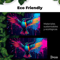 Cuadros Decorativos Canvas Revolution | Colibri Cromatico | EcoFriendly