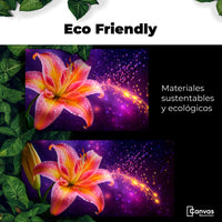 Cuadros Decorativos Canvas Revolution | Lirio Celestial | EcoFriendly