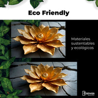 Cuadros Decorativos Canvas Revolution | Loto Oro Mistico | EcoFriendly