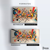 Cuadros Decorativos Canvas Revolution | Abstraccion Clasica | Formatos