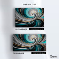 Cuadros Decorativos Canvas Revolution | Abstraccion Lunar | Formatos