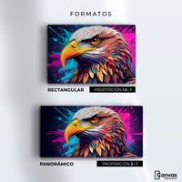 Cuadros Decorativos Canvas Revolution | Aguila Abstracta | Formatos