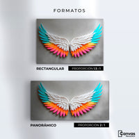 Cuadros Decorativos Canvas Revolution | Alas Angel Armonia | Formatos
