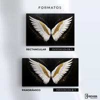 Cuadros Decorativos Canvas Revolution | Alas Angel Eleganza | Formatos
