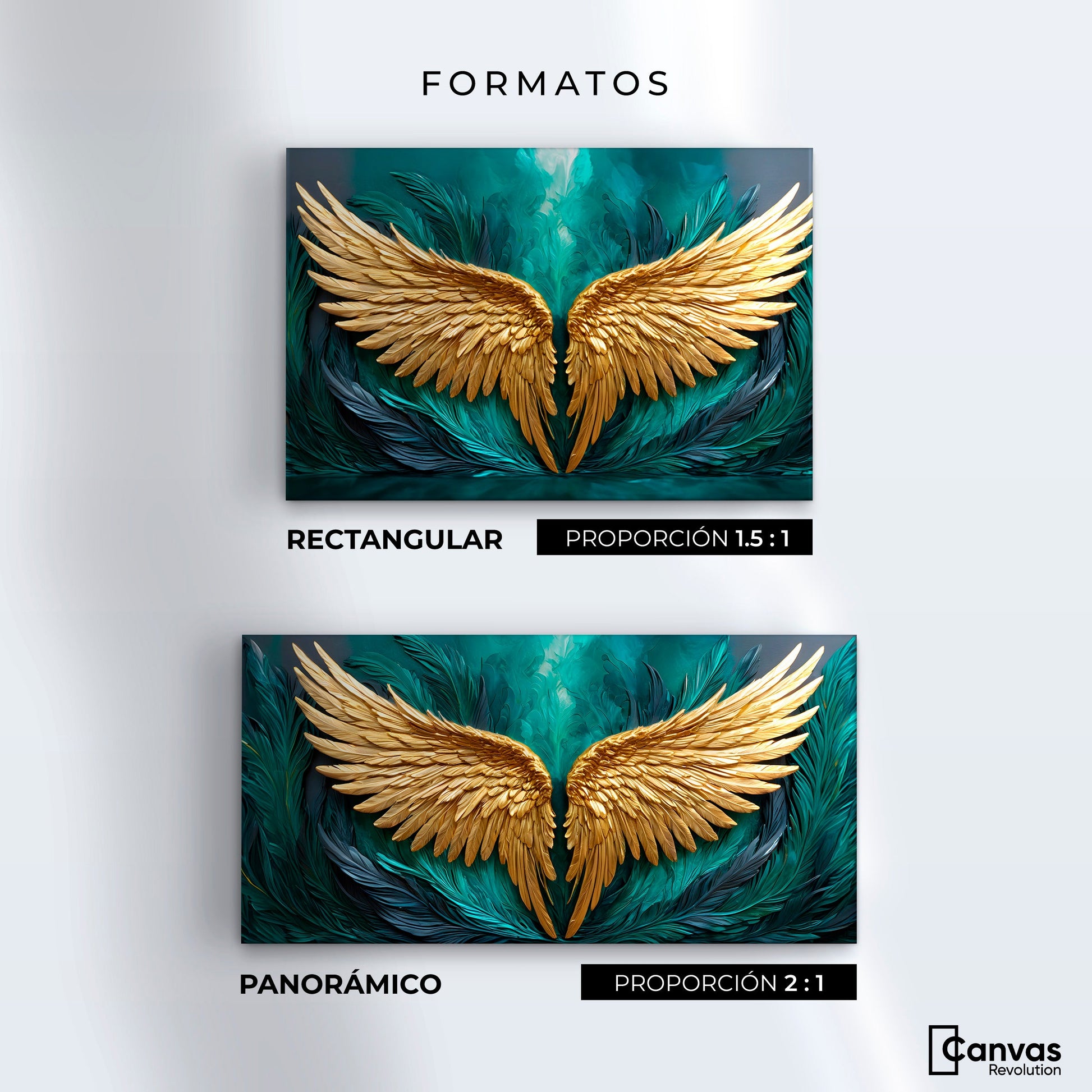 Cuadros Decorativos Canvas Revolution | Alas Angel Libre | Formatos