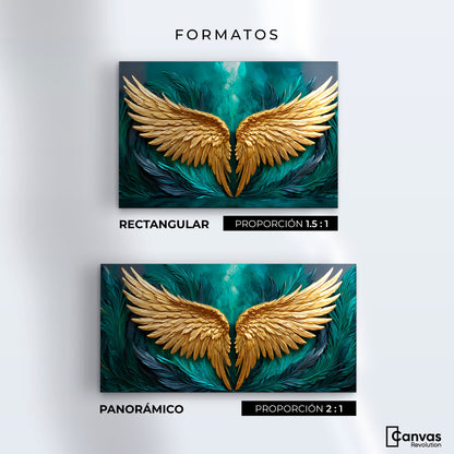 Cuadros Decorativos Canvas Revolution | Alas Angel Libre | Formatos