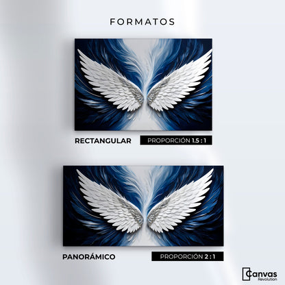 Cuadros Decorativos Canvas Revolution | Alas Angel Marina | Formatos