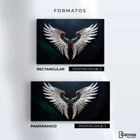 Cuadros Decorativos Canvas Revolution | Alas Angel Profundo | Formatos