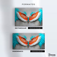 Cuadros Decorativos Canvas Revolution | Alas Angel Suenos | Formatos