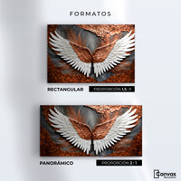 Cuadros Decorativos Canvas Revolution | Alas De Eternidad | Formatos