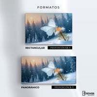 Cuadros Decorativos Canvas Revolution | Alas De Nieve | Formatos