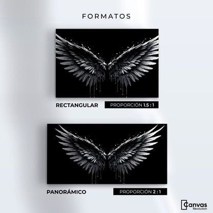 Cuadros Decorativos Canvas Revolution | Alas Esplendidas | Formatos