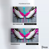 Cuadros Decorativos Canvas Revolution | Alas Vuelo Eterno | Formatos