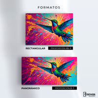 Cuadros Decorativos Canvas Revolution | Aleteo Prismatico | Formatos