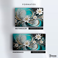 Cuadros Decorativos Canvas Revolution | Alma Flor Abstracto | Formatos