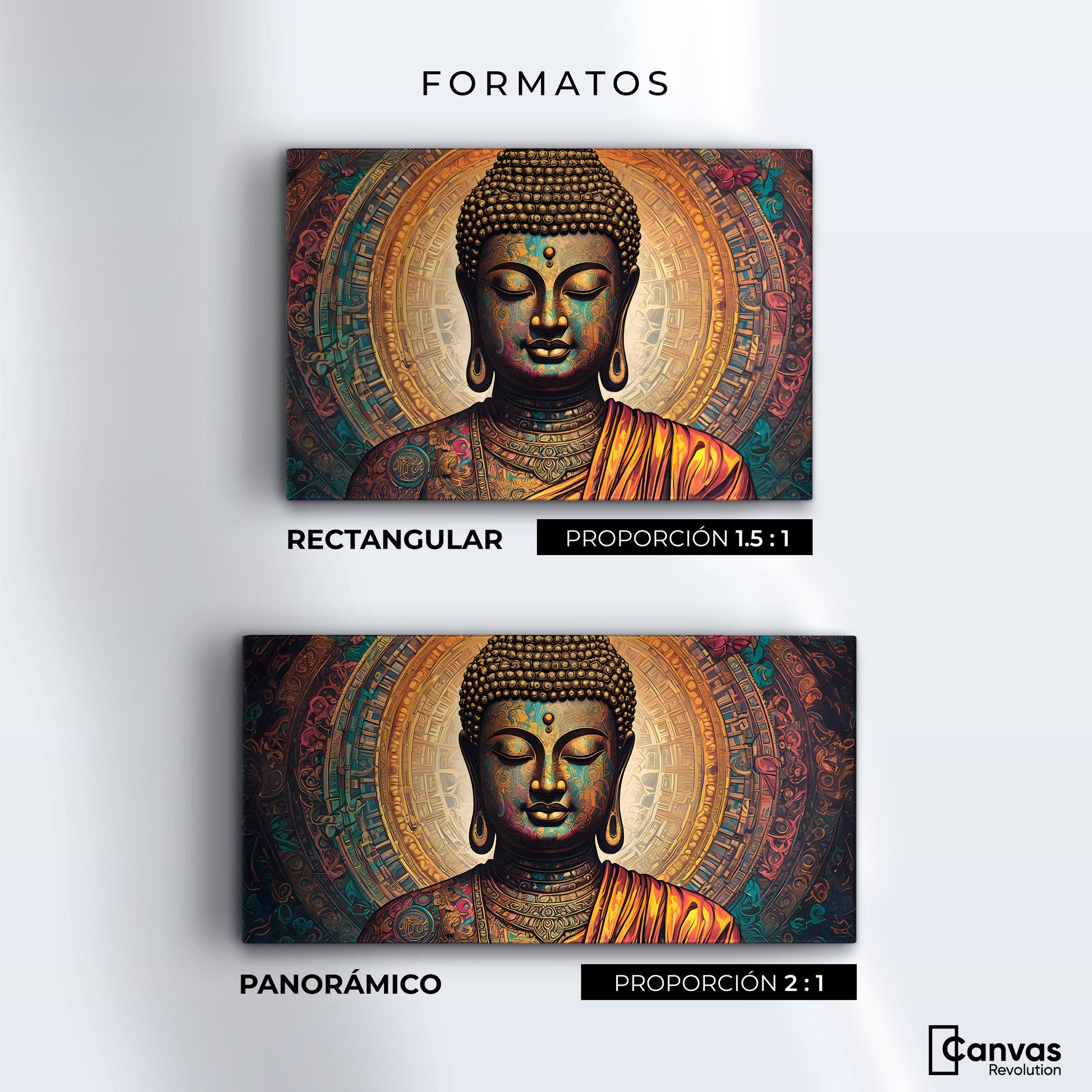 Cuadros Decorativos Canvas Revolution | Alma Zen Reflejos | Formatos