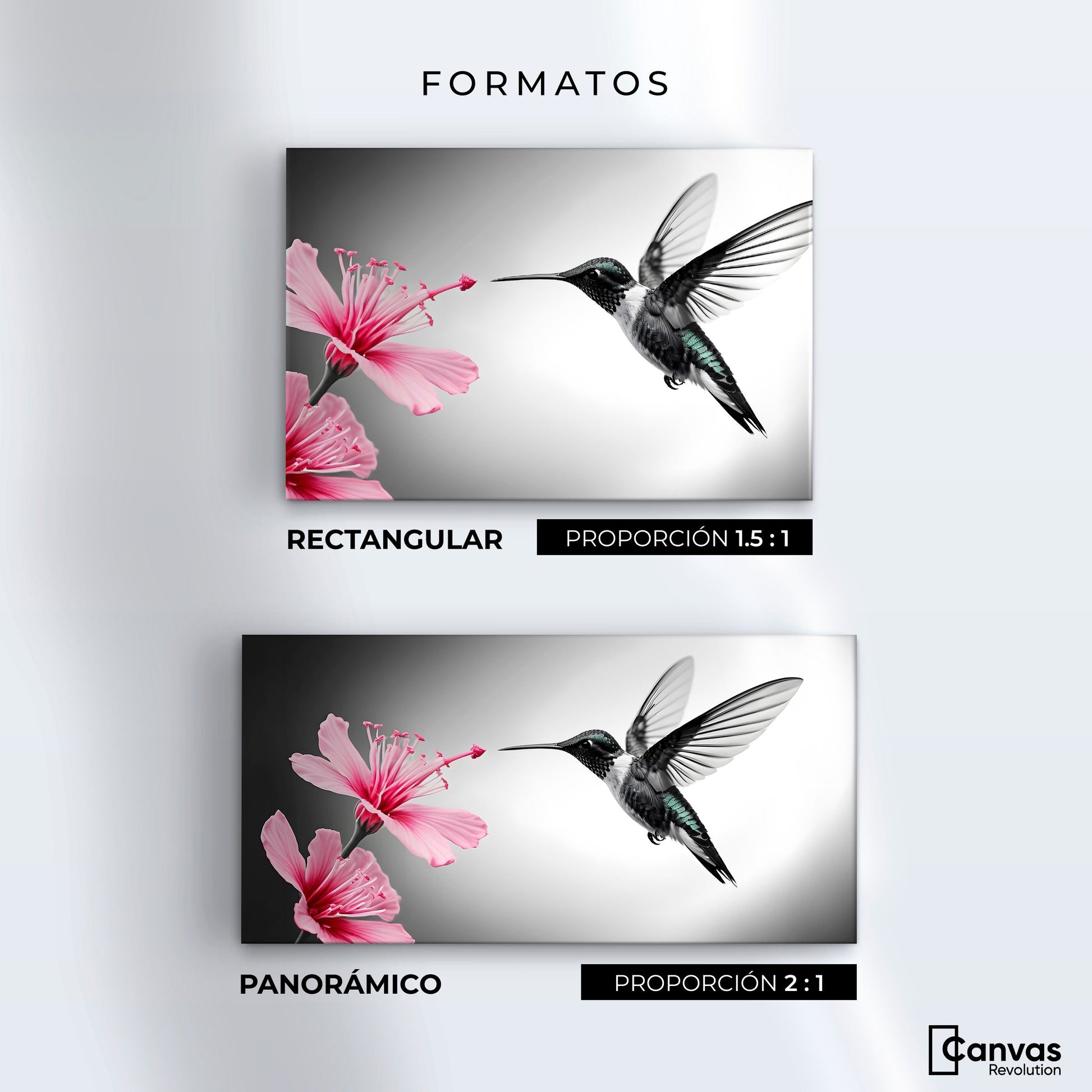 Cuadros Decorativos Canvas Revolution | Amanecer Rosado | Formatos