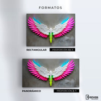 Cuadros Decorativos Canvas Revolution | Angel Alas De Luz | Formatos