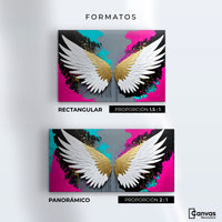 Cuadros Decorativos Canvas Revolution | Angel Protector | Formatos
