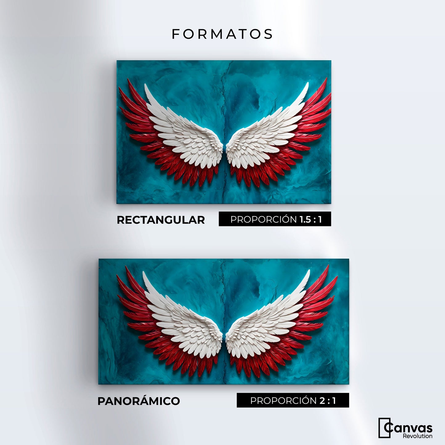 Cuadros Decorativos Canvas Revolution | Angel Vuelo Puro | Formatos