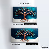 Cuadros Decorativos Canvas Revolution | Arbol Luminoso | Formatos