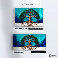 Cuadros Decorativos Canvas Revolution | Arbol Vida Energia | Formatos